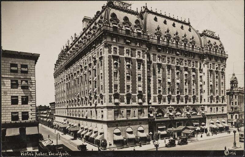 Thaddeus Wilkerson (1872-1943). Hotel Knickerbocker, New York, ca. 1910. Museum of the City of New York. F2011.33.411