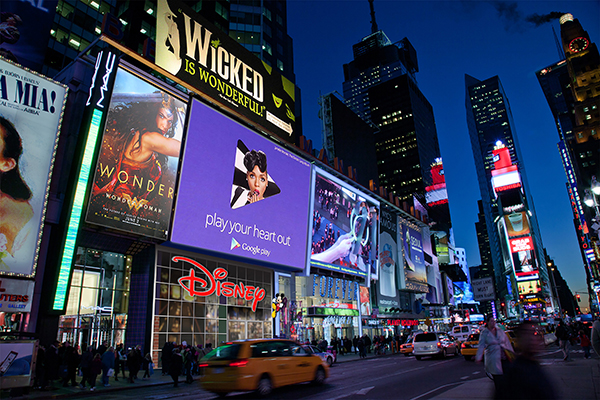 Times Square Billboard Mockup Free - Free Premium Vector ...